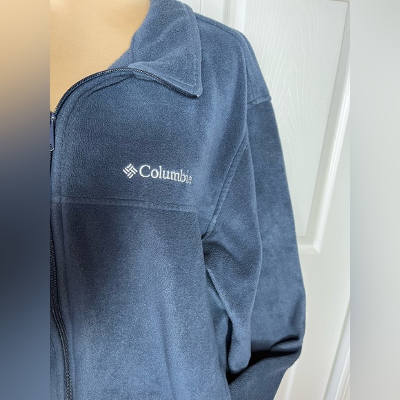 Women’s Columbia Navy Full-Zip Fleece Jacket - Picture 5 of 10